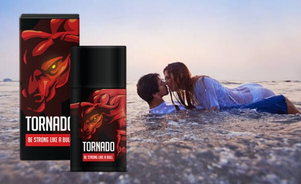 Tornado Gel употреба, инструкции, жена целува мъж в морето, 