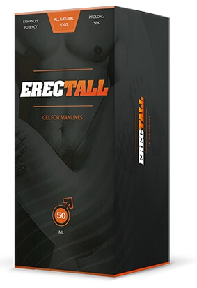 Erectall гел опаковка България 50 ml