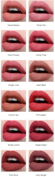 цветове Langmann matte lipstick set