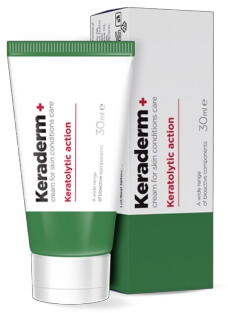 keraderm+ крем папиломи и брадавици България 30гр