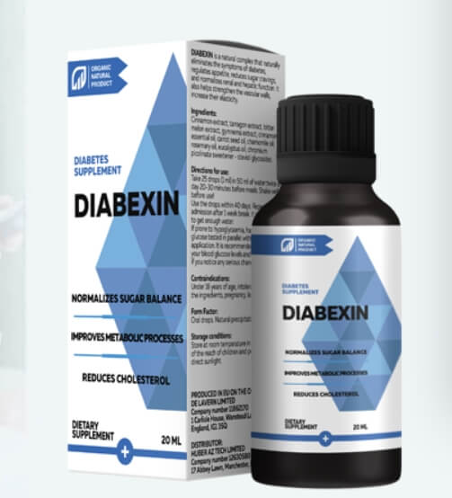 Diabexin капки 20мл България